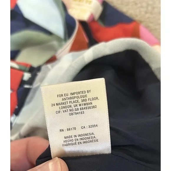 Maeve Anthropologie Floral Wrap Tie Skirted Shorts NWT 8 Skort Flounce Ruffle - Picture 9 of 9